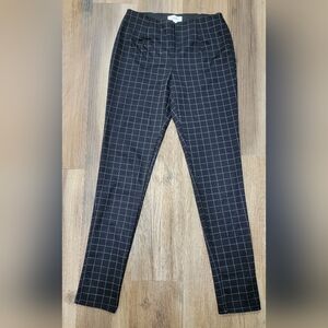 Women's Calvin Klein High Waisted Stretch Pants - Black/Grey - Size 2